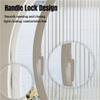 Round Aluminum Alloy Window with 5 mm Tempered Glass, 360° Rotating, White, 2.45 cm/17.7 in view 2