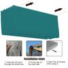 Retractable Wave Shade Sail 0.6 x 3 m, Adjustable Roll-Up Sun Shade, Turquoise view 4