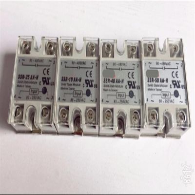 SSR-10AA-H/25AA-H/40AA-H/50AA-H/100A-H Solid-State Relay with Plastic Cover, 1 Piece (SSR-80AA-H)