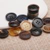 Four-Hole Resin-Pattern Buttons for Coats and Jackets, Color 11, 28 mm, 10 pcs. view 3