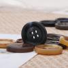 Four-Hole Resin-Pattern Buttons for Coats and Jackets, Color 11, 28 mm, 10 pcs. view 4