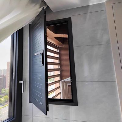 Drywall Inspection Hatch, Powder-Coated Aluminum, Black