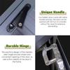 Drywall Inspection Hatch, Powder-Coated Aluminum, Black view 3