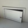Innovz White Aluminum Wall Access Panel, 30x50 to 70x75 cm, for Concealing Cables and Pipes, 45x70 cm view 1