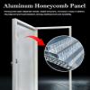 Innovz White Aluminum Wall Access Panel, 30x50 to 70x75 cm, for Concealing Cables and Pipes, 45x70 cm view 3