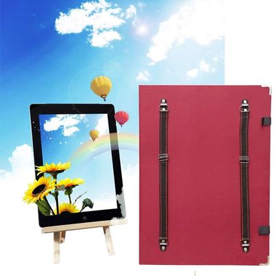 CONGRUI Waterproof Sketch Board, Travel Painting Board with Single Shoulder Strap, Art Supplies, Drawing Board (Red, 6K)