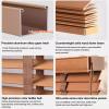 KDDFN Real Wood Venetian Blinds, 50 mm Slats, Brown, 150 x 160 cm view 4