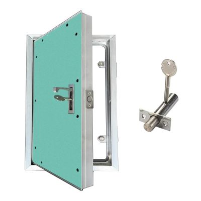 RENLXFI Drywall Access Panel with Lockable Aluminum Frame, 80 x 110 cm