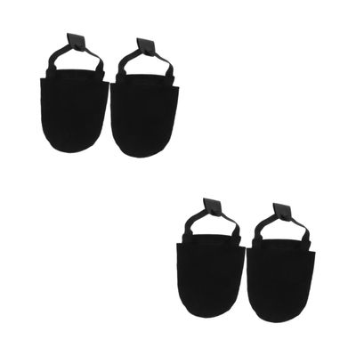 Toddmomy 3 Pairs Bowling Shoe Covers and Mat for Adults