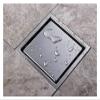 YZWHKJ Square Stainless Steel Tile Insert Shower Drain, 110 mm view 1