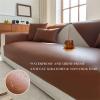 YUEZHONG Waterproof PU Faux Leather Sofa Cover for Loveseat or L-Shaped Sofa, Black, 70 x 240 cm / 27.5 x 94.5 in view 4