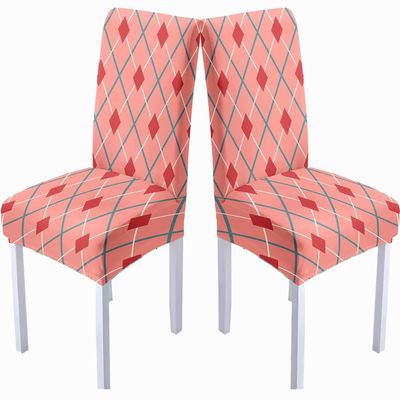 UICMNSI Stretch Dining Chair Covers, Washable, Removable (Set of 2)