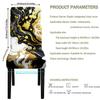 UICMNSI Stretch Dining Chair Covers, Washable, Removable (Set of 2) view 4