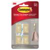 Command Small Metallic Hooks, Removable, Matte Black, 4-Pack view 2