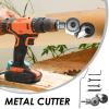 Electric Drill and Screwdriver Attachment for Cutting Metal Sheets view 3