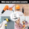 Electric Drill and Screwdriver Attachment for Cutting Metal Sheets view 4