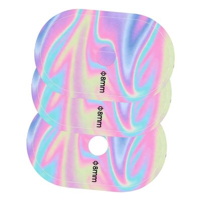 Toddmomy PVC Bicycle Valve Stickers, 3 Sheets