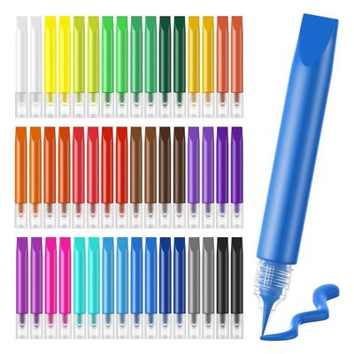Sirxlevcy 48-Piece Sun Catcher Painting Set for Kids, Stained Glass Window Art Set