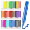 Sirxlevcy 48-Piece Sun Catcher Painting Set for Kids, Stained Glass Window Art Set view 1
