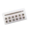 Stamp Punch Tool Kit, Zinc Alloy Leather Stamping Tools with Tang Dynasty Floral Designs for DIY Leather Projects, 12 Stamps and 1 Handle view 3