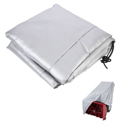 Small Silver Snow Blower Cover, Foldable Oxford Fabric