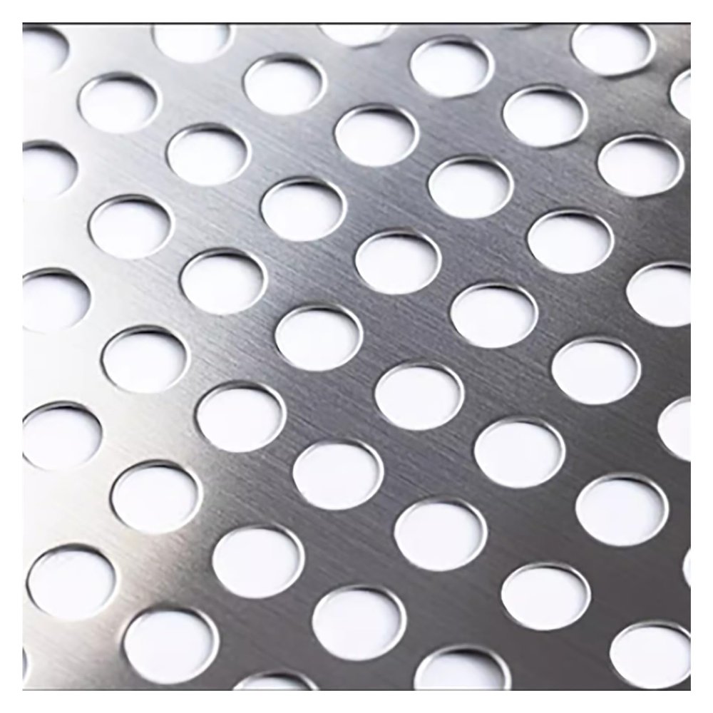 CSSQCSSUANB Perforated Metal Sheet, 304 Stainless Steel Perforated Plate, Decorative 8 mm Hole Diameter (39 x 100 cm) (37 x 400 cm)
