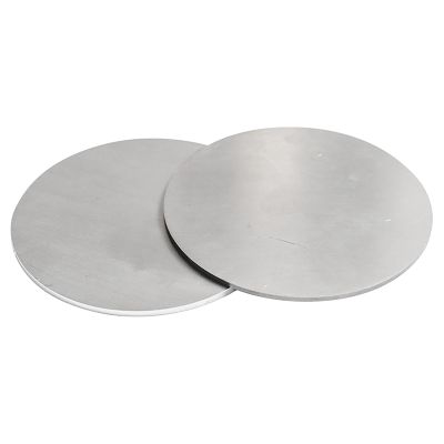 CHOUXUANGA Round Metal Plate, 2 Pieces, 400 mm Diameter, 0.6–5 mm Thickness, for DIY Crafts (4 mm)