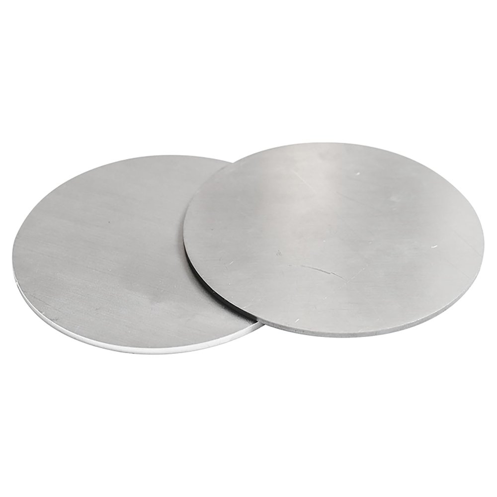 CHOUXUANGA Round Metal Plate, 2 Pieces, 400 mm Diameter, 0.6–5 mm Thickness, for DIY Crafts (4 mm)