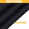 Replacement Canopy for Hollywood Swing, Durable 600D Oxford Fabric, Black, 148 × 52 × 52 cm view 2