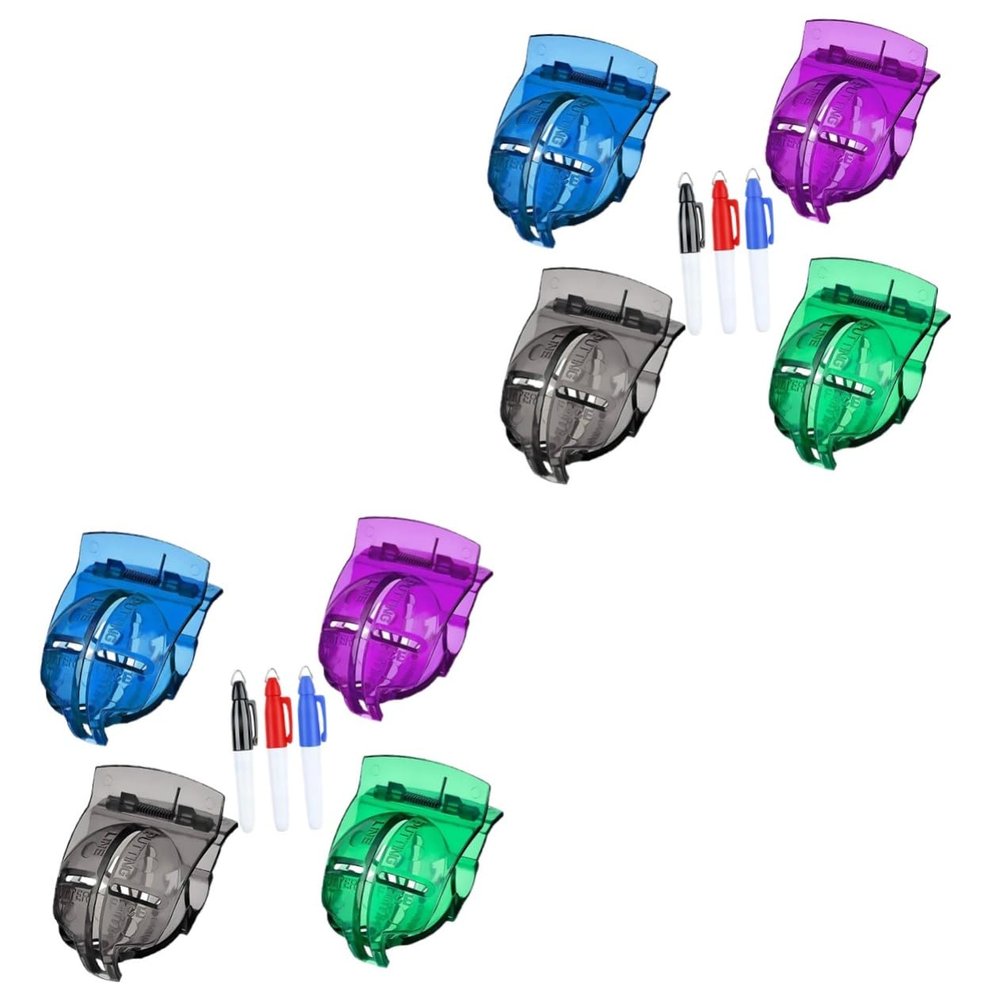 TOYANDONA 14-Piece Golf Ball Marker and Alignment Tool Set, Random Colors