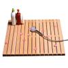 Suixtil Solid Wood Slatted Bathroom Mat, Non-Slip, 30 x 30 cm view 1