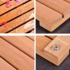 Suixtil Solid Wood Slatted Bathroom Mat, Non-Slip, 30 x 30 cm view 3