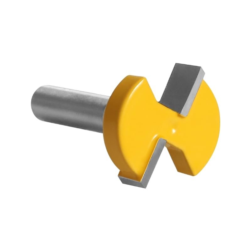 1/4PC 8mm Shank 29mm Bevel Slotting Router Bit for Wood (8 x 29 x 7.96)