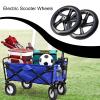 Electric Scooter Replacement Tires, 145/180/200 mm, 2 Solid Tires with Bearings view 2