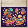 Astronaut Cartoon Party Decoration Photo Backdrop view 2