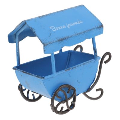 KOMBIUDA Vintage Tinplate Trolley Model Ornament