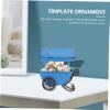 KOMBIUDA Vintage Tinplate Trolley Model Ornament view 3