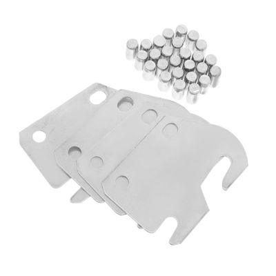 Bed Frame Hook Plates, 1 Set, Iron, for Headboard Repairs