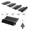 Rubber Sanding Pad, Flexible Polishing Pad, 14-Piece Sanding Block Set, Black view 4