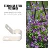 20 R-Type Stainless Steel Cable Clips for TV Cables, Silver view 4