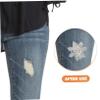 Gadpiparty 3-Piece Silver Snowflake Iron-On Patches view 3