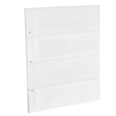jojofuny 1-Pocket Concert Ticket Booklet with Transparent Protective Cover, Portable Banknote Organizer for Small Banknotes