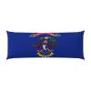 North Dakota State Flag Print Body Pillow Cover, Ultra-Soft Breathable Long Pillowcase view 2