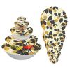 5-Piece Reusable Bowl Covers in 5 Sizes, Seal Blackberries Tropical view 1