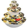 5-Piece Reusable Bowl Covers in 5 Sizes, Seal Blackberries Tropical view 3