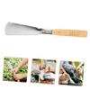 TOYANDONA 2-Piece Flat Garden Shovel Set with Wooden Handles view 4