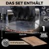 COARJAP Smash Burger Press – 304 Stainless Steel, One-Piece, Includes 60 Burger Papers view 2