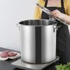 ASerZenith Stainless Steel Stockpot with Lid, 40 qt, Nickel-Free view 3