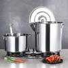 ASerZenith Stainless Steel Stockpot with Lid, 40 qt, Nickel-Free view 4