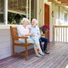 LEADZM Weather-Resistant Outdoor Garden Bench, 2-Seater, 118 cm view 2